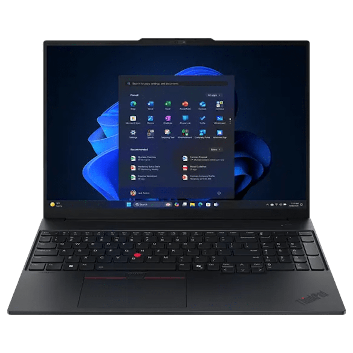 Lenovo ThinkPad E16 Gen 3 16" Touchscreen Business Laptop – Intel Core 5 210H, Dual M.2/SO-DIMM Upgradeable, Windows 11 Pro – view 1