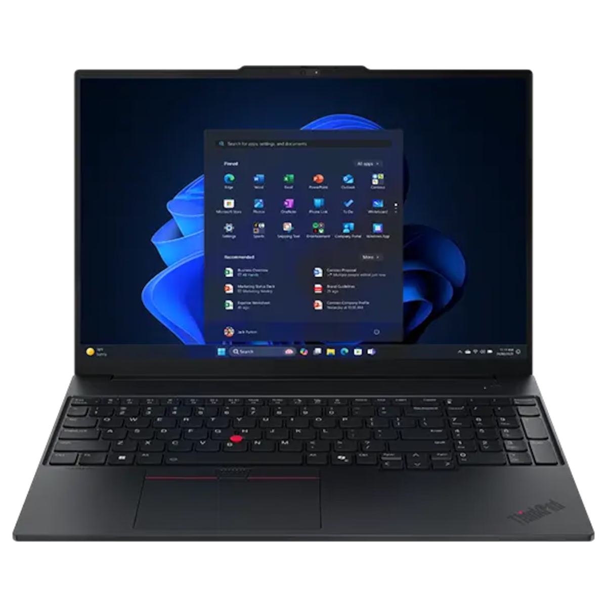 Lenovo ThinkPad E16 Gen 3 16" Business Laptop – Intel Core Ultra 7 258V (Lunar Lake AI PC), 32GB RAM, 512GB NVMe SSD – view 1