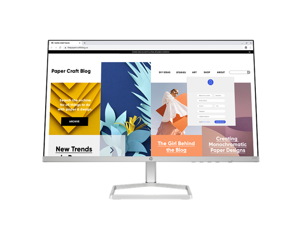 HP Series 5 23.8" FHD Height Adjust Monitor - 524sh — image 3 of 4