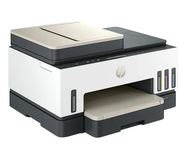 HP Smart Tank 7303 All-in-One Printer (15 ppm Black / 35-Sheet ADF / Ethernet / Auto Duplex) — image 3 of 8