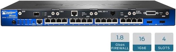 Juniper SRX240 – Services Gateway, 16x RJ-45 — image 2 of 4