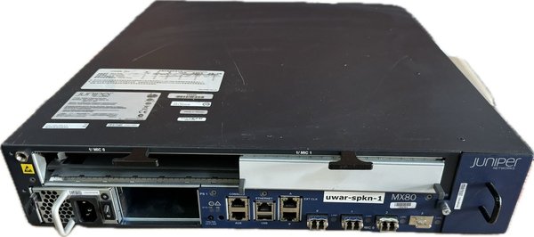 Juniper MX80-AC S-B – Internet Router, CHAS-MX80-S-B — image 3 of 4