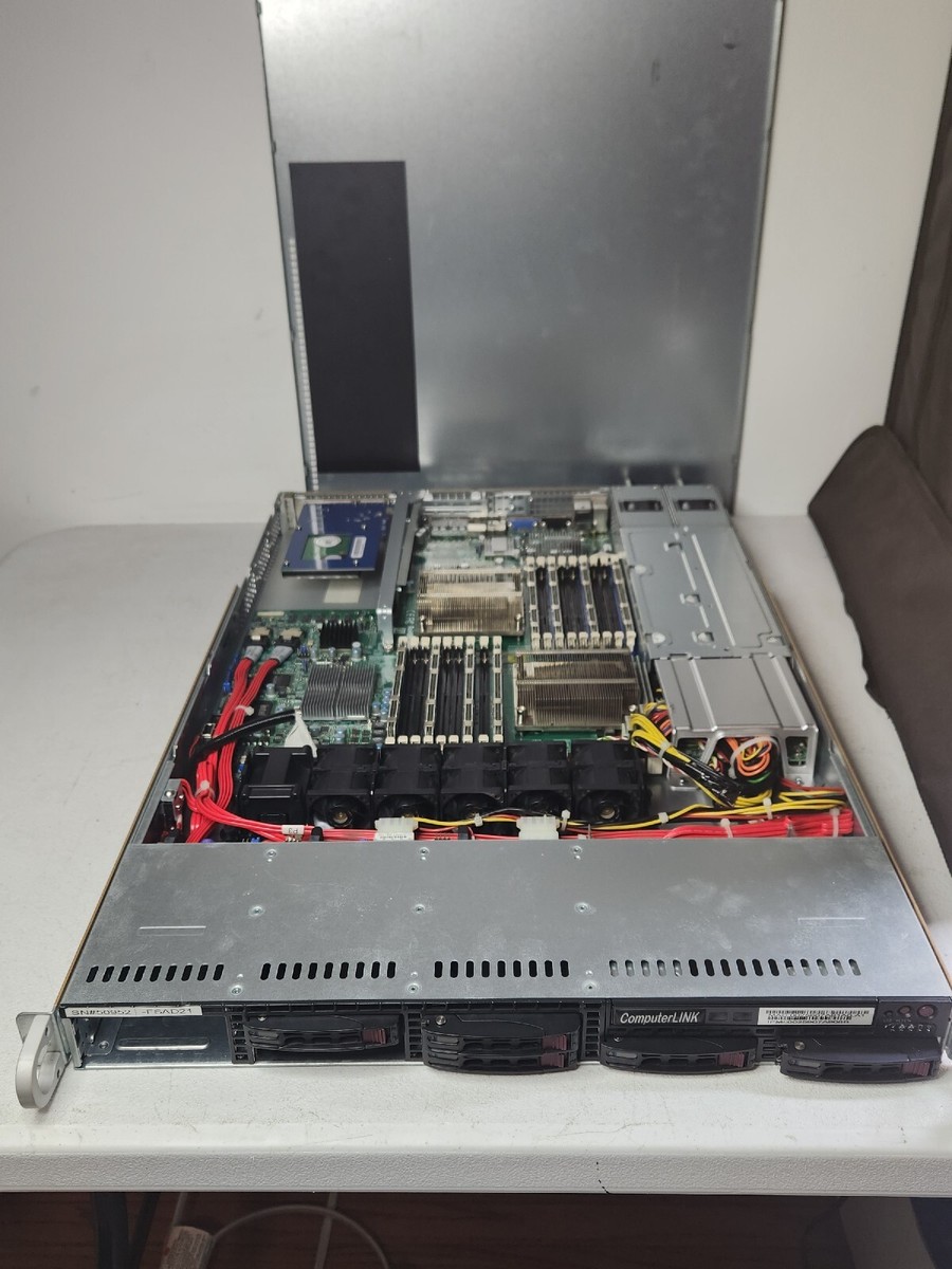 Supermicro CSE-119 – 2x Xeon E5620 @2.40GHz, 96GB RAM, 6x 256GB SSD + 2x 500GB HDD – view 1