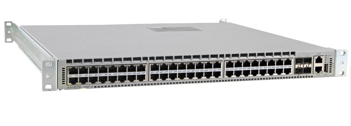Arista DCS-7048T-A – 48-Port GbE + 4x SFP+, Dual PSU – view 1
