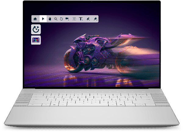 Dell 16 Premium Creator Laptop – 16.3" 4K OLED Touch, RTX 5060 GDDR7, Wi-Fi 7, Win 11 Pro — image 2 of 5