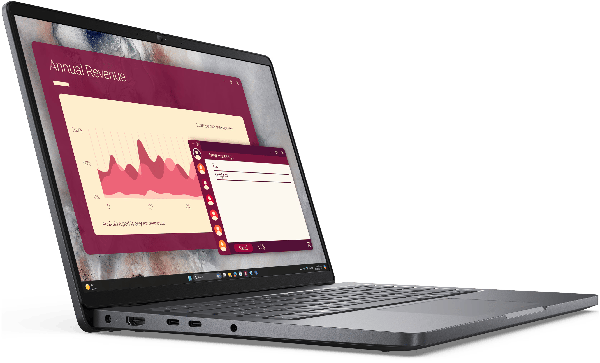 Dell Pro 14 PC14250 14" Laptop – Intel Core 5 120U, Windows 11 Pro, Windows Hello IR Camera — image 2 of 6