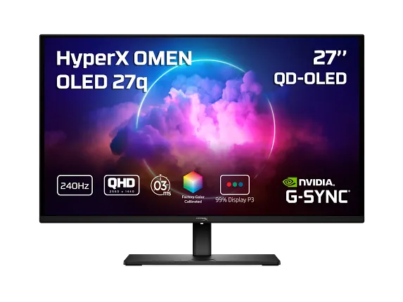 HyperX OMEN 27" QHD 240Hz Gaming Monitor - OMEN 27q G3 — image 2 of 5