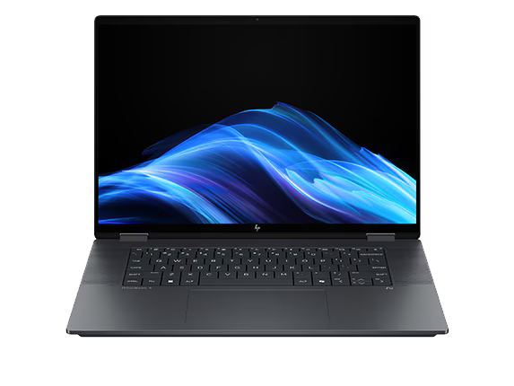 HP OmniBook X Flip 16 x360 Convertible Laptop – Intel Core Ultra 7 (Next-Gen AI PC), 16" Touch Display, 1TB NVMe SSD, Atmospheric Blue — image 2 of 5