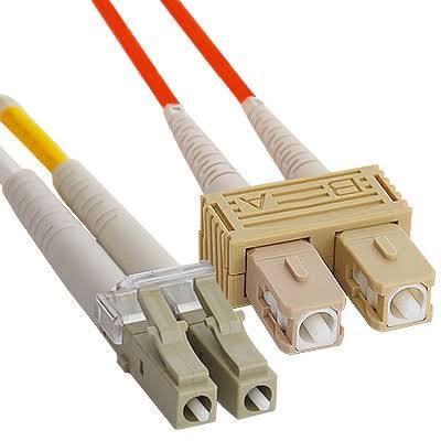 LC-SC Duplex OM1 62.5/125 Multimode Fiber Patch Cord 3m — image 3 of 3