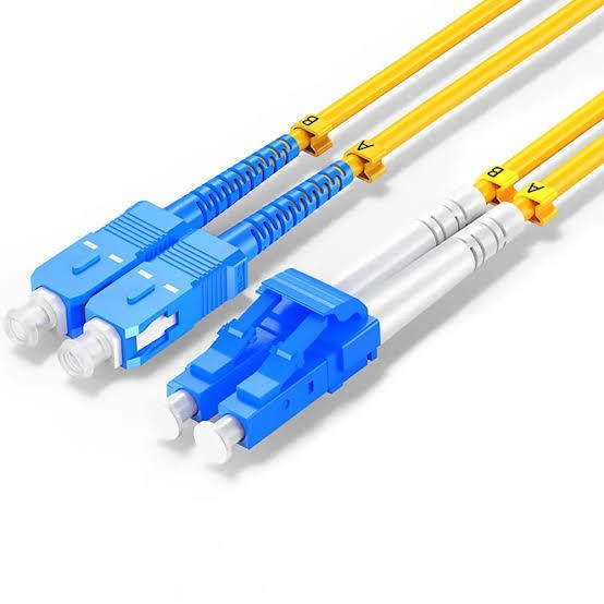 LC/UPC-SC/UPC Duplex OS2 9/125 Single-Mode Fiber Patch Cord 3m — image 3 of 4