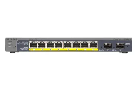 Netgear GS110TP – 8-port PoE+, 2 SFP slots, cloud managed — image 2 of 2