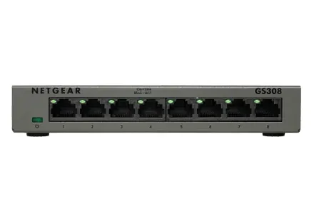Netgear GS308 – 8-port Gigabit, silent fanless design — image 2 of 2