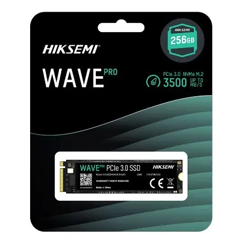 Hiksemi Wave NVMe SSD | 256GB PCIe Gen3 x4, up to 2500MB/s — image 3 of 3