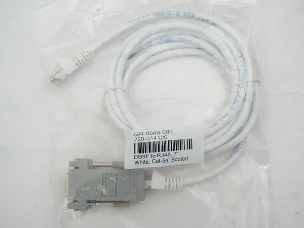 Juniper 720-014126 Console Cable DB9F-RJ45 2.1m White (New) — image 3 of 3