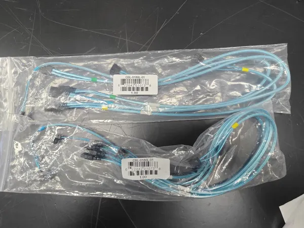 Supermicro CBL-0180L-01 Round SATA Cable Set 4-Loom (New) — image 2 of 3