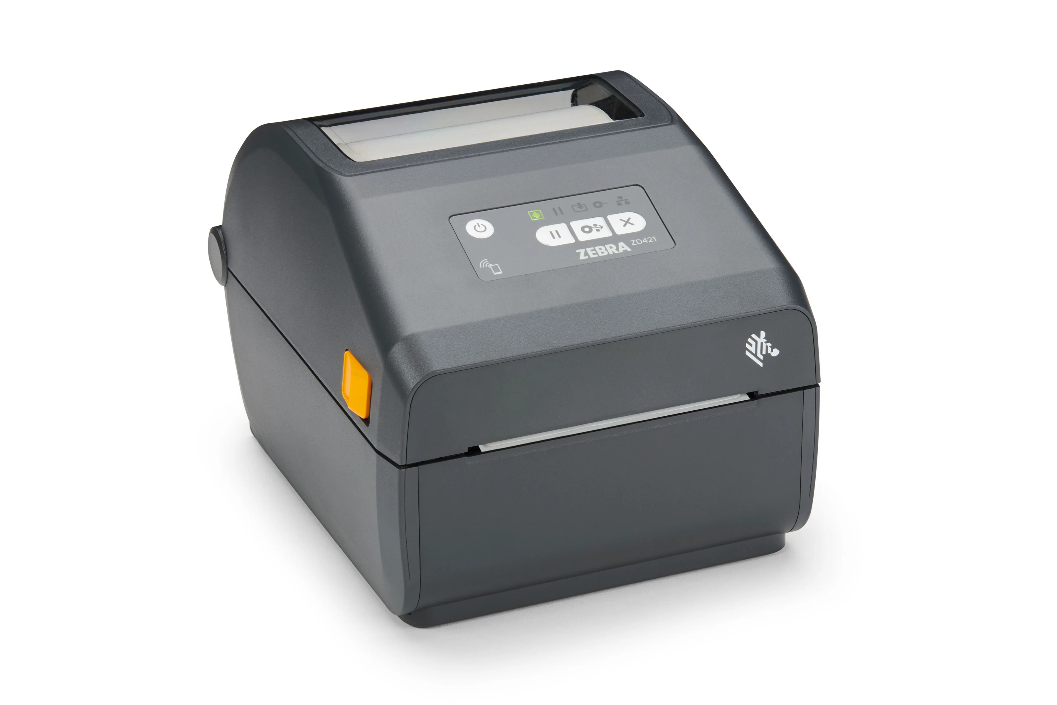 Zebra ZD421 – Direct and Thermal Transfer Desktop Label Printer – view 1